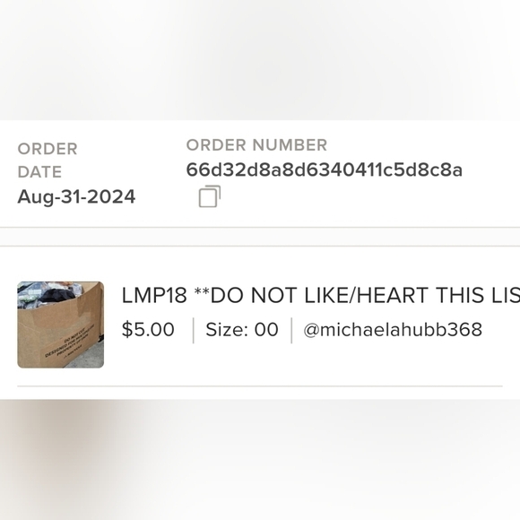 Just for michaelahubb368 $46 - Picture 1 of 2